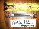1020 Craftsman Underline Logo Usa Vanadium Double Open End Wrench