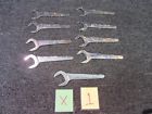28-046 Armstrong Wrenches One Ended Open End Tool Shop Mechanic Used