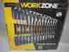 5165-10 Wrokzone Workzone 16 Piece Wrench Set With Storage Clip 1 4 7 8 Chrome Plated