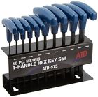 Atd-575 575 Atd Tools Metric Hex Key Set With Custom 663126005757