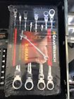 99575852985 85298 Gearwrench Sae Flex Combo Ratcheting Wrench Set Pc