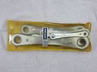 94368 Craftsman Box End Ratchet Wrench Set Piece Vintage Yellow Pouch