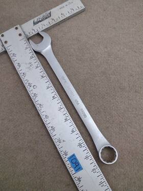 34030 Action Usa 15/16 Inch Combination Wrench 12pt Sae Standard Tools Chrome Made