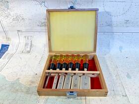 60cr-v Alltrade Chisel Set 1/2 Inch To 1-1/2 5 Pieces Total