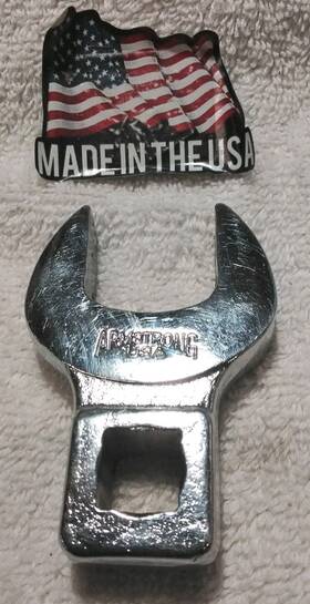 Armstrong 12-860 1/2 Inch Drive 1 Crowfoot Wrench Usa