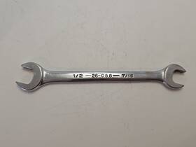 26-058 Armstrong 7/16 X 1/2 Inch Open Combination Wrench