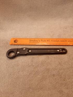28-322 Armstrong 11/16 Inch Ratcheting Flare Nut Wrench