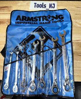 28-900 Armstrong 7 Piece Reversible Ratcheting Wrench Set 3/8-3/4 Sae 28-900 Armstrong 7 Piece Reversible Ratcheting Wrench Set 3/8-3/4 Sae