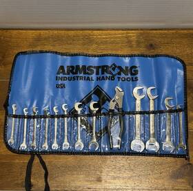 29-460 Armstrong Vintage Industrial Tools Sae 13pc Ignition Wrench Set Usa