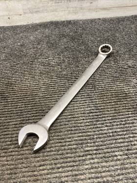 52-227 Armstrong Used Chrome-plated Long Combination Wrench 12 Point Usa 27 Mm