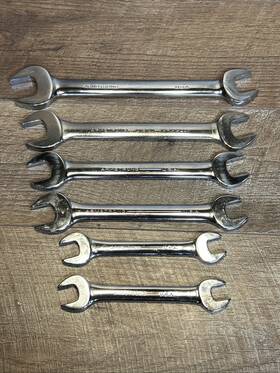 53-145 Armstrong Tools Usa Open End Wrench Lot/6 Piece Set