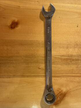 54-818 Armstrong Tools 18 Mm Reversible Ratcheting Combo Wrench Made In Usa