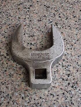 S0144 Armstrong Tools 1-3/8 Inch Crowfoot Wrench 1/2 Drive Made In Usa