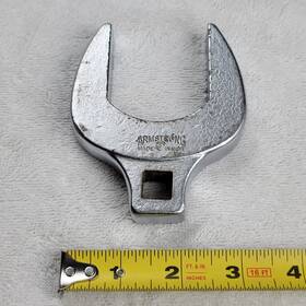 Armstrong S0158 1-13/16 Inch Crowfoot Wrench 1/2 Drive Usa Made