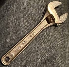 0669 Bahco Vintage Adjustable Wrench 4 Inch Sweden Part Of A Tool Kit Classic Tools