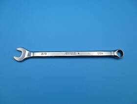 830112 Bahco 3/8 Combination Wrench Spanner Chrome Usa Very Good Condition