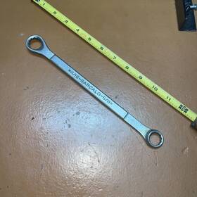 Tb1820 Barcalo Vintage Usa 5/8 In X 11/16 Sae 12 Point Box End Wrench