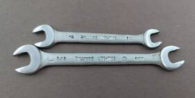 L1721 Billings L1020 No. 5/16 1/4 And 3/8 Open End Wrench Lot Of 2