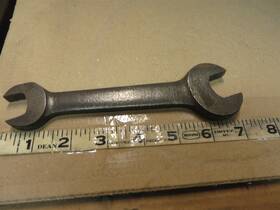 1121-730 Billings & Spencer And Vintage Dual Size Open End 7 Inch Wrench #
