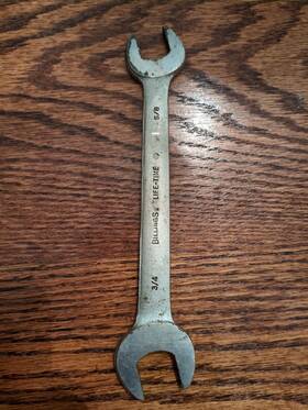 L1729 Billings Tools Vtg Lifetime Sae 3/4 Inch X 5/8 Open End Wrench Made In Usa
