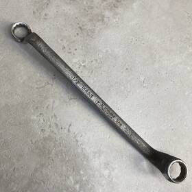 15623 Blackhawk Vtg 1/2 Inch X 9/16 Combination Offset Box End Wrench Usa 9.5