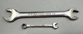 Bw1021 Blackhawk 4725b 2 Vintage Wrenches 9/16 Inch / 1/2 1/4 6 Point