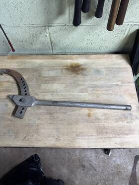 Aw-1300 Blackhawk Heavy-duty Adjustable Hook Spanner Wrench Used Free Shipping