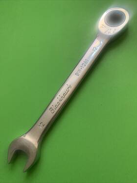 Bw-1261 Blackhawk Professional Tools Ratcheting Combo Wrench Metric Sz 12mm Mpn