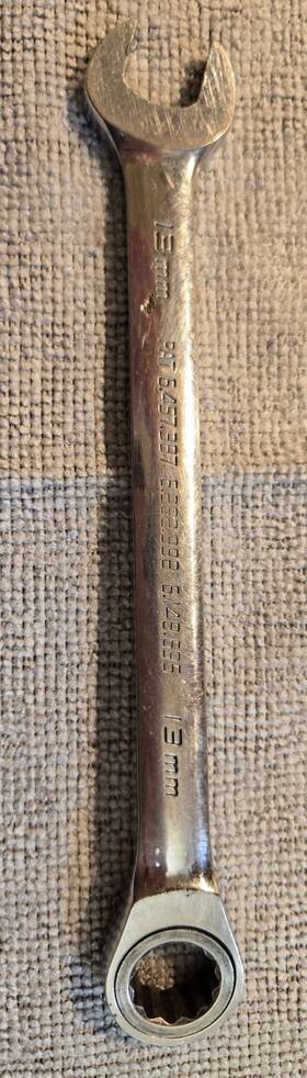 Bw-1463 Blackhawk 13mm Reverse Combination Ratcheting Wrench Used