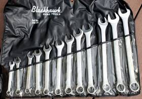 Bw-20 Blackhawk Satin Finish 12pc Combination Wrench Set Usa Inch Must Read