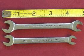 Bwe-89m Blackhawk Bwe-67m Vtg Metric Open End Wrenches 6mm X 7mm 8mm 9mm
