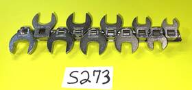 Bcf-14 Blackhawk Tools 10 Piece 3/8 Drive Sae. Crowfoot Wrench Set 7/16-1 Inch
