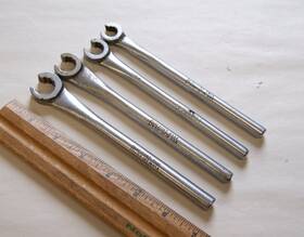 Bn3919 Blue Point 17417 Usa 12pt Flare Nut Wrenches 3/8 7/16 1/2 9/16 Rx-series