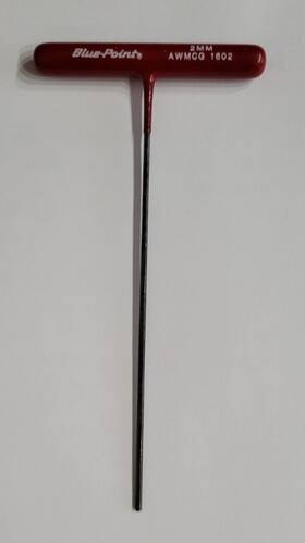 Awmcg-1602 Blue-point Awmcg 1602 2 Mm T-handle Hex Wrench Brand New