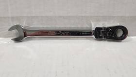 B0ermf11 Blue Point 11mm Reversible Flex-head Ratcheting Combination Wrench