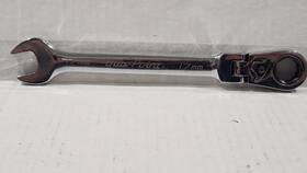 B0ermf17 Blue Point 17mm Reversible Flex-head Ratcheting Combination Wrench