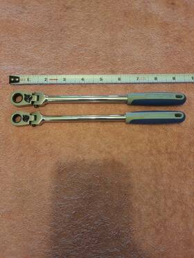 Boermflcg10 Blue Point By Snap On Tools 9 And 10 Mm Flex Head Reversible Soft Handle Ratchet