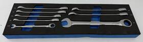 Bprw8st Blue Point 8 Piece Cornwell 72-tooth Sae Ratcheting Combination Wrench Set