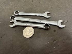 Dofx100 Blue-point By Snap-on Bluepoint Blue Point Oxi11 Vintage Lot Of Combination Wrenches 2 11/16 And 5/16 Inch