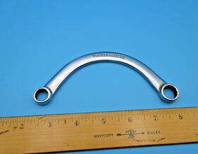 Cx1416 Blue Point 7/16 X 1/2 Inch Half Moon Obstruction Box Wrench 12 Pt By Snap On