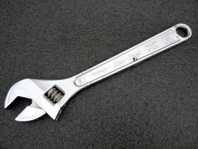 Da10 Blue-point 10 Inch Adjustable Wrench Satin Finish Made In Usa