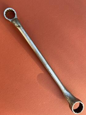Dx-3436 Blue Point Bluepoint 1 1/16 1/8 Tubular Offset Box Round Wrench Usa By Snap-on