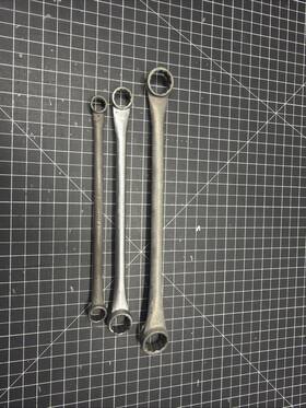 Blue Point Dxd-1416 3pc Double Box Wrench Set Dxd 1416 1922 252616 Usa Vintage