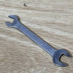J-1620 Blue Point J1620 5/16 Inch X 1/4 Double Open End Ignition Wrench Vtg Usa