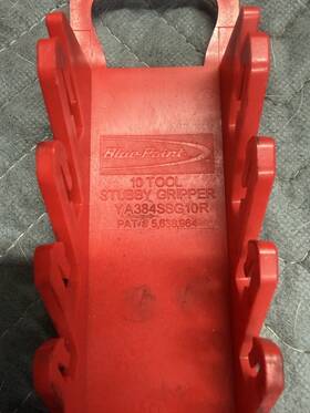 Blue Point Ka384ssg10rd Blue-point Wrench Rack 10 Positions Stubby Short Mini Red