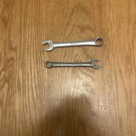 Oxi-11 Blue Point Oxi-9 Blue-point By Snap-on - Lot Of 2 Small 6pt Wrenches 9/32 Inch 11/32