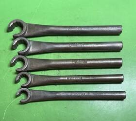 Rx-24 Blue Point Rx-16 Rx-18 Rx-20 Rx-22 Blue-point 5 Pc Rx-series Flare Nut Line Wrench Set 1/2 Inch 9/16 5/8 11/16 3/4