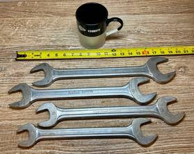 S-3440 Blue Point S-4652 S-4448 S-3842 4 Vtg Supreme Large Open-end Wrench Set 1-1/16 Inch Up To 1-5/8 Fr Ship