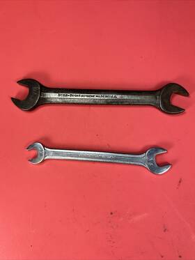 S1012-s1214 Blue Point By Snap On -lot Of 2 Double Open End Wrenches S1214 And S1012