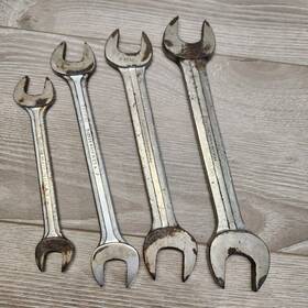 S-3436 Blue Point Snap-on S-2024 S-2526 S-3032 4 Vtg Supreme Large Open-end Wrench Set 3/4 5/8